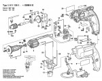Bosch 0 601 135 603 Gbm 6 E Drill 230 V / Eu Spare Parts